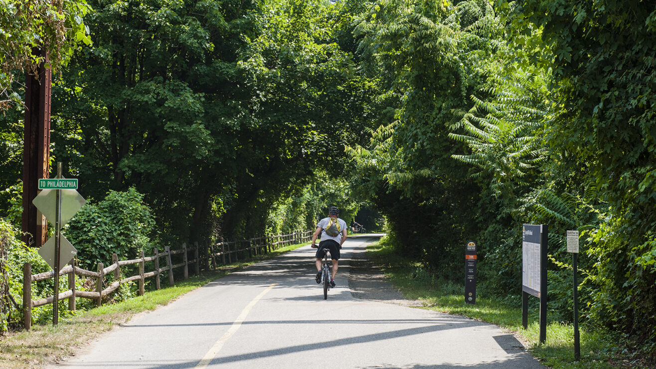 biking and walking trail