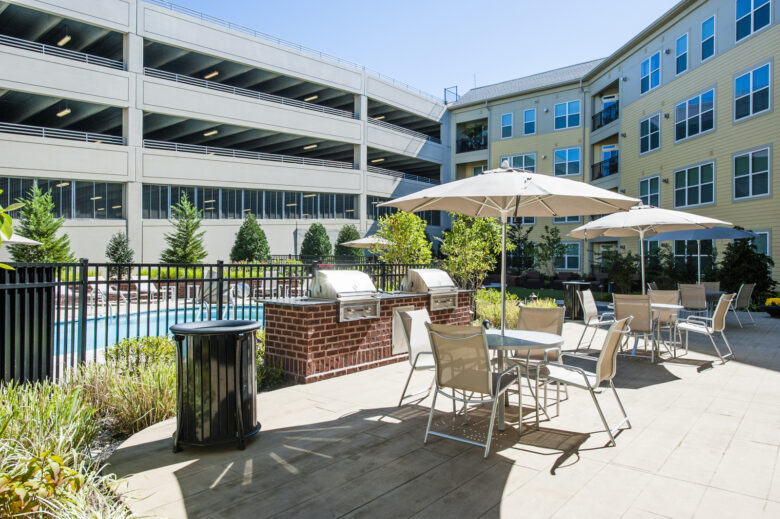 outdoor grilling station