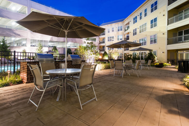 outdoor grilling station